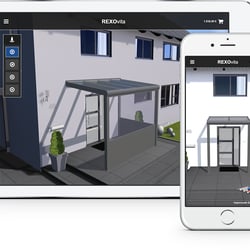 Der Vordach 3D Konfigurator kommt im Responsive Design!