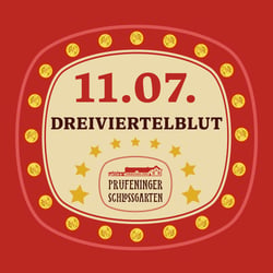 Instagram post design for the Prüfeninger Schlossgarten