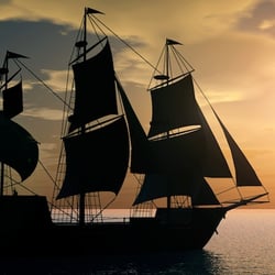 Schiff mit Cinema gemodelt und in Vue eingebunden
