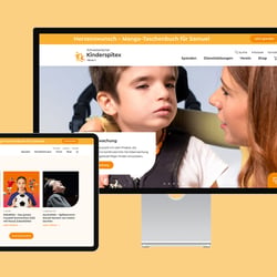 Kinderspitex Award Winning Website