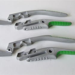 Prototyp – 3D Druck und anschliessender Vakuumfuß in Aluminium.