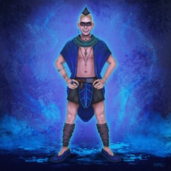 Apprentice Djei, Characterdesign