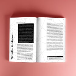 Doppelseite Typografie
