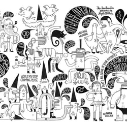 Wimmelbild „secret, innocent and quiet“