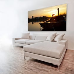 Poster: Sonnenuntergang Spreeufer