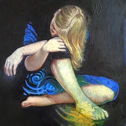 „Mute 3“, Öl auf Leinwand 50×70cm, 2022