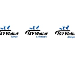 Logo TSV Walluf mit Kategorie der einzelnen Sportgruppen