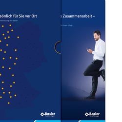 Imagebroschüre, Schuber