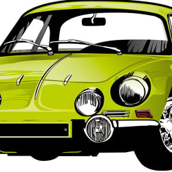 Car illustration – Alpine