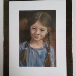Kinderportrait in Pastell