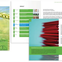#5 Layout und Bildbearbeitung für eine Kundenbroschüre zum Thema Pflanzenschutz  2006, Agentur: DesignBureau Vetter