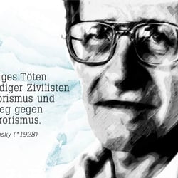 Noam Chomsky (*1928) Professor für Linguistik am Massachusetts Institute of Technology