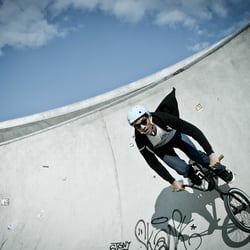 BMX freestyle rider in Munich