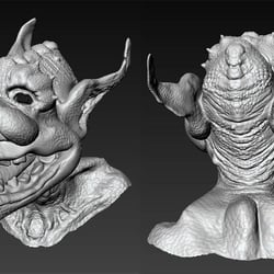 Character – Mystic troll and his little friend
