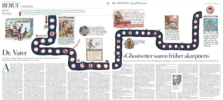 Illustration für „Die Zeit, Februar 2013.