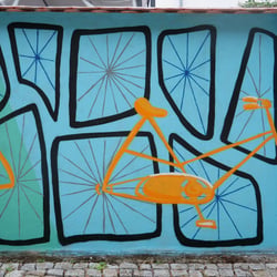 Fahrradwand für Weltrad aus Schönebeck