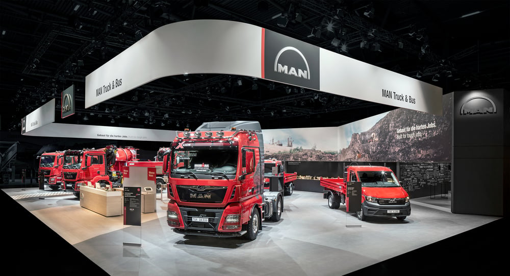 MAN bauma 2019 Messestand