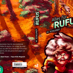 Buchcover »Alles für Rufus«, Umschlag