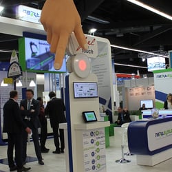 Multimedia Konzept Messestand