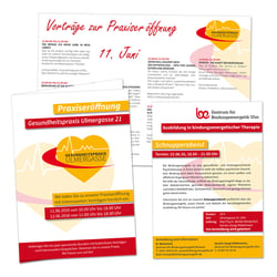 Flyer und Plakate