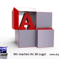 3D Logo (1A Immobilien) mehr Info: DCP Agency | 3D Werbeagentuer Wien | www.dcp.agency