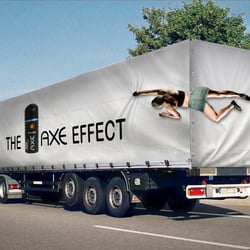 LKW Werbung // Axe Deodorant