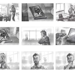 Spot Storyboard – Page 1 (Client: tts Zürich)