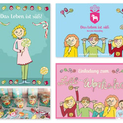 Illustrationen für Bonbon-Manufaktur