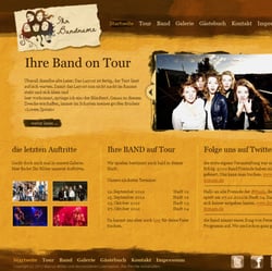 Design für eine Rockband