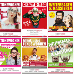 Plakatgestaltung für Firma Kreativoptik