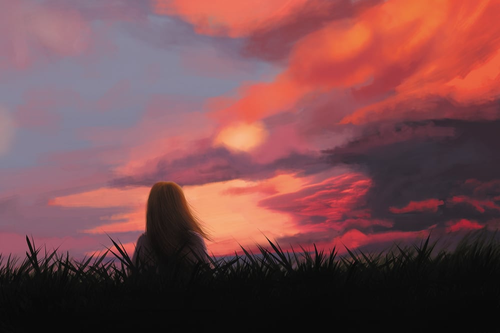 Memory of a Childhood Sunset