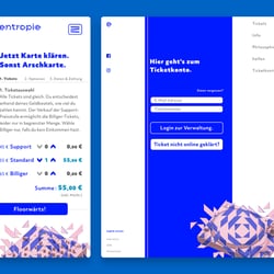 Webdesign Ticketing
