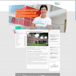 Webseite für Berlin Buch (im Auftrag eines Markenberaters)
