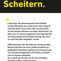 Illustration Postkarte Yello Fail Talk