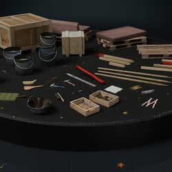 Erstellte 3D Modelle, optimiert für die Darstellung in VR