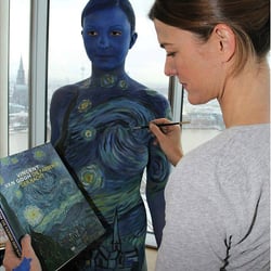 bodypainting.köeln ItiMa vanGogh 04