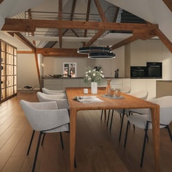 3D Visualisierung Wohnung im Dachgeschoss