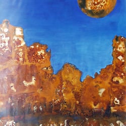 VU 132 Felsformation mit Gestalten