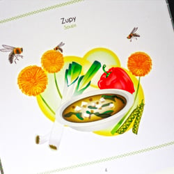 example page with soup illustration