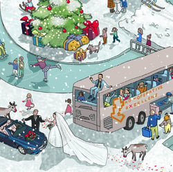 WEihnachtskalendar mercedes benz