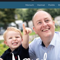 Website Matthias Hauer, MdB, 2021
