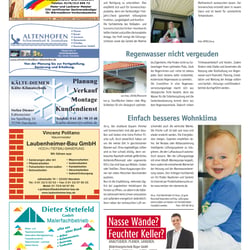 Layout, EBV, Satz, Druckvorstufe einer Zeitung