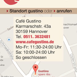 07 gustino app standort anruf