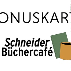 „Büchercafé Schneider“ Bonuskarte Vorderseite