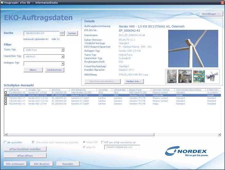 Systementwicklung WinForms 2.0: Projekt-Verwaltung