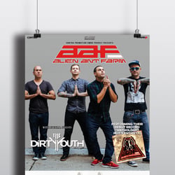 Plakatdesign „Alien Ant Farm“