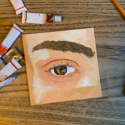Kleines Acryl Bild“Durchblick”