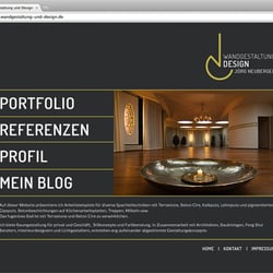 Homepage Wandgestaltung und Design