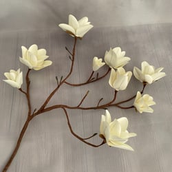 Magnolien wzeig Papierblume Weiß Geschenkidee