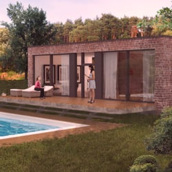 Ferienhaus mit Pool